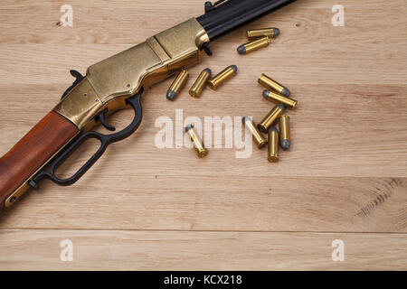 Wild west period rifle Stock Photo