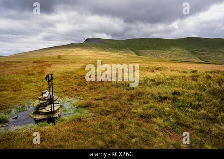 Dark clouds over Blencathra Stock Photo