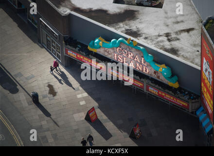 Coral Island, Blackpool arcade. Credit: LEE RAMSDEN / ALAMY Stock Photo