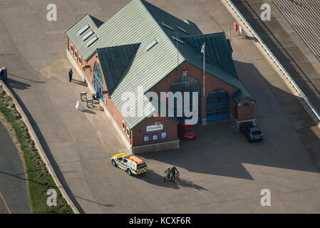 Blackpool's RNLI lifeboat station, situated on Blackpool sea front. Credit Lee Ramsden / ALAMY Stock Photo