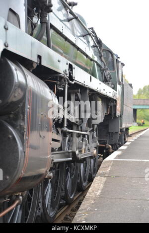 Steam Locomotive at Great Central Railway Steam Gala, Quorn Station, Loughborough Stock Photo