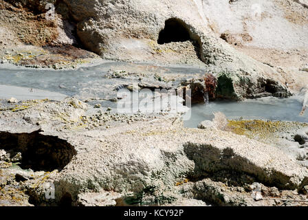 Scenic wonders of Lassen Volcanic National Park in California Stock Photo