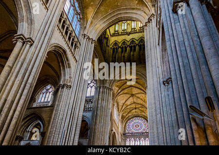 Rouen (France): Cathédrale primatiale Notre-Dame de l’Assomption de Rouen Stock Photo