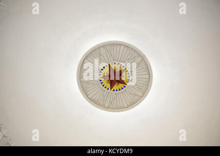 Illustrations of the Moscow metro stations, Moscow, Russia. Stock Photo