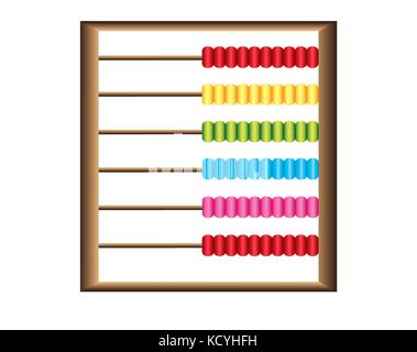 Children toys - abacus Stock Vector