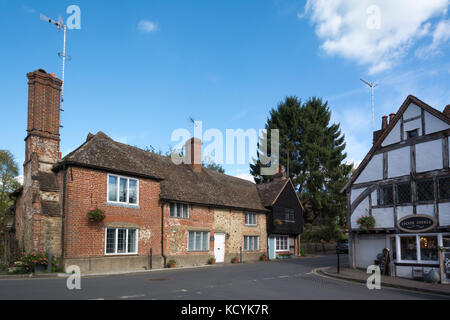 The pretty village of Shere in Surrey, UK Stock Photo