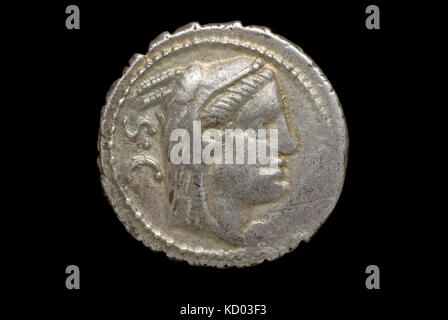Roman Republican Coin Stock Photo