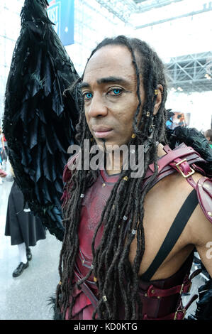 New York, USA. 7th October, 2017.Costumes at  Comic Con New York City Event Jacob Javits Center. Sppider / Alamy Live News Stock Photo