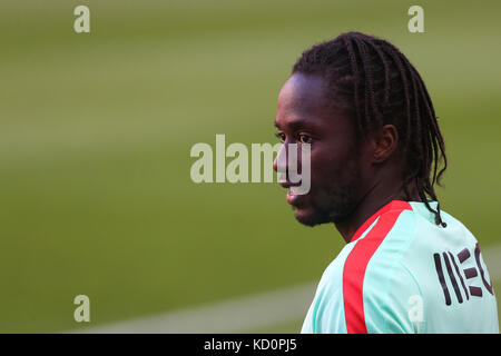 Lisbon, Portugal. 08th Oct, 2017. Portugal«s forward Eder during National Team Training session before the match between Portugal and Switzerland at Luz Stadium in Lisbon on October 8, 2017. ( Credit: Bruno Barros/Alamy Live News Stock Photo