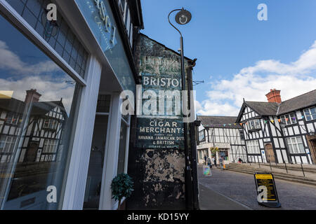 Bristol Tripped Cigarettes advertisement, Northwich, Cheshire, UK Stock Photo