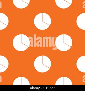 Circle chart infographic pattern seamless Stock Vector