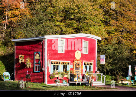 Gift shop, St. Martins, New Brunswick, Canada Stock Photo