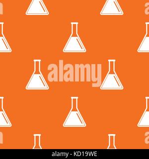 Test tube with oil pattern seamless Stock Vector