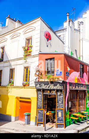 Street Art in Paris, France Stock Photo