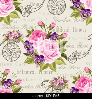 Seamless floral pattern Stock Vector