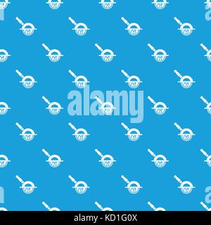 Circular saw pattern seamless blue Stock Vector