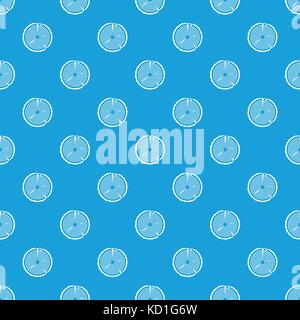 Tree ring pattern seamless blue Stock Vector
