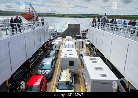 On Board The Caithness To Orkney Ferry, The Catamaran 'MV Pentalina' Of ...