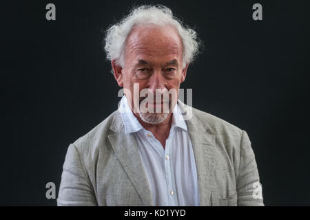 English actor, musician, writer, and theatre director Simon Callow attends a photocall during the Edinburgh International Book Festival on August 12,  Stock Photo