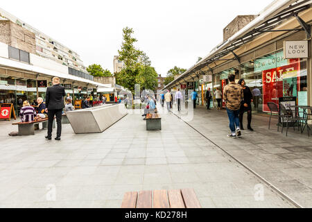 Brunswick Centre shops, Brunswick centre London UK, Brunswick shopping centre London UK, London shopping centres, The Brunswick shopping centre London Stock Photo