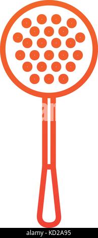 spatula frying kitchen and cooking utensils Stock Vector