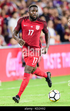 United States Forward Jozy Altidore (17) during the Men's International Soccer World Cup Qualifier match between Panama and the United States at Orlando City Stadium in Orlando, FL. Jacob Kupferman/CSM Stock Photo