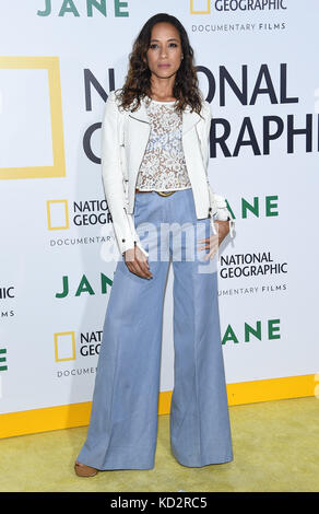 Hollywood, California, USA. 9th Oct, 2017. Dania Ramirez arrives for the premiere of the film 'Jane' at the Hollywood Bowl. Credit: Lisa O'Connor/ZUMA Wire/Alamy Live News Stock Photo