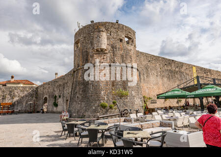 Budva City Wall, Montenegro Stock Photo