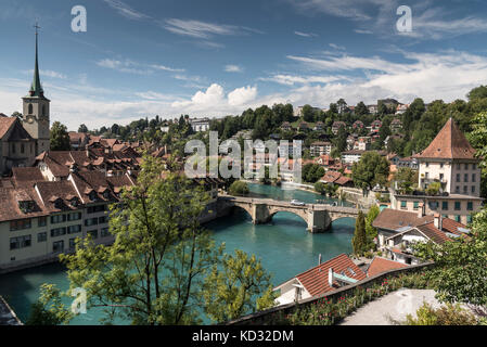 Elevated view of Bern, Switzerland, Europe Stock Photo