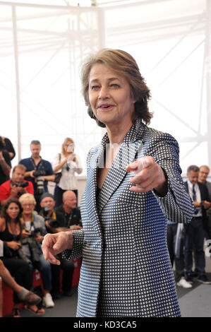 Photocall for 'Hanna' during the 74th Venice Film Festival in Venice, Italy.  Featuring: Charlotte Rampling Where: Venice, Veneto, Italy When: 08 Sep 2017 Credit: IPA/WENN.com  **Only available for publication in UK, USA, Germany, Austria, Switzerland** Stock Photo