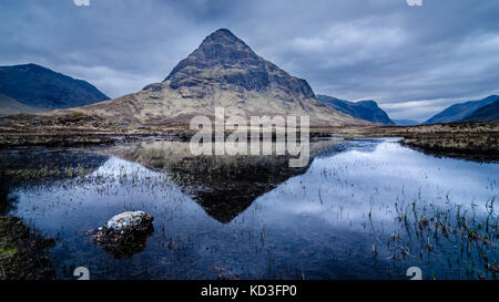 Buachille Etive Beag Glencoe Scotland Stock Photo