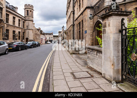 Oundle School, a boarding and day school, Georgian style buildings Oundle, Northamptonshire. U.K. Stock Photo