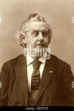 Niels Wilhelm Gade portrait. Danish composer, 1817-1890 Stock Photo