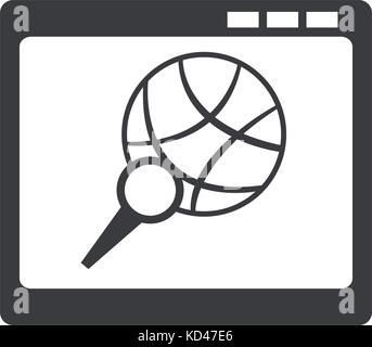 Isolated business icon Stock Vector