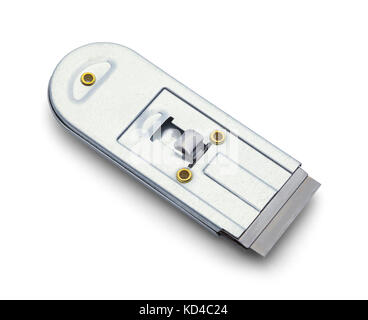 Razor Blade Holder Isolated on a White Background. Stock Photo