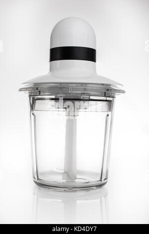 Electric food processor isolated on white. Stock Photo