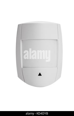 Home alarm system sensor isolated on white background Stock Photo