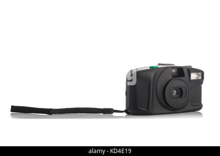 Retro camera isolated on white Stock Photo