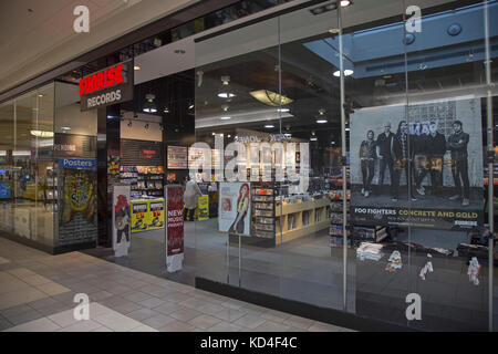Sunrise Records Store Front in Market Mall Shopping Center