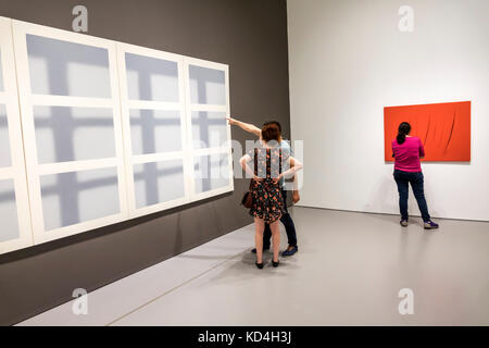 Washington DC,District of Columbia,National Mall,Hirshhorn Museum,contemporary art artwork,exhibit exhibition collection,painting,Gerhard Richter,adul Stock Photo