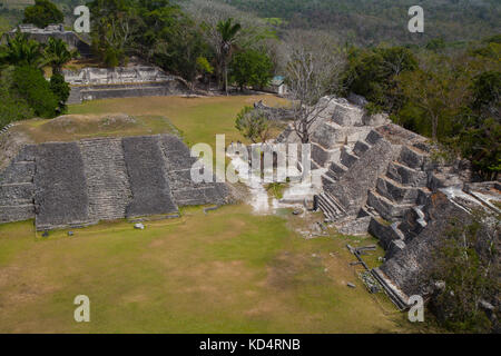 Xunantunich Mayan ruins in Belize Stock Photo