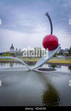 Minneapolis Sculpture Garden, Minneapolis Minnesota USA Stock Photo