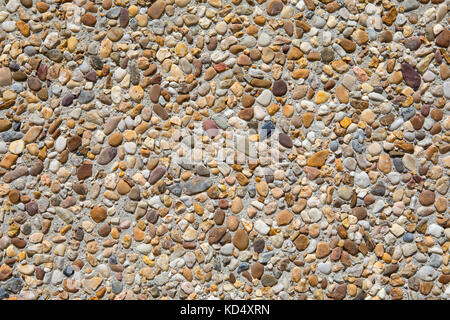 A pebble-dashed surface. Stock Photo