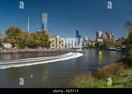 Melbourne city event Stock Photo