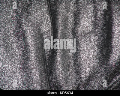 Black leather texture Stock Photo