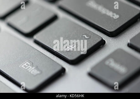 Computer Keyboard Key Hashtag Sign 3d Render Illustration