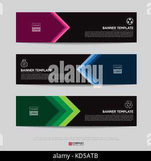 Design of flyers, banners, brochures and cards template,Banner design for business presentation,Header template,Banner for web template, Stock Vector