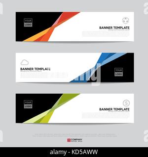 Design of flyers, banners, brochures and cards template,Banner design for business presentation,Header template,Banner for web template, Stock Vector