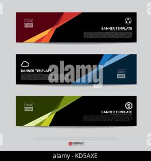 Design of flyers, banners, brochures and cards template,Banner design for business presentation,Header template,Banner for web template, Stock Vector