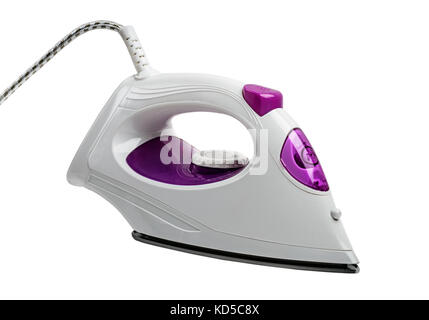 New iron isolated on a white background Stock Photo